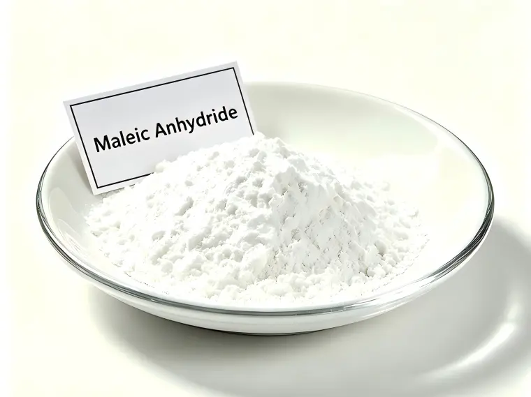 Maleic anhydride bags in warehouse